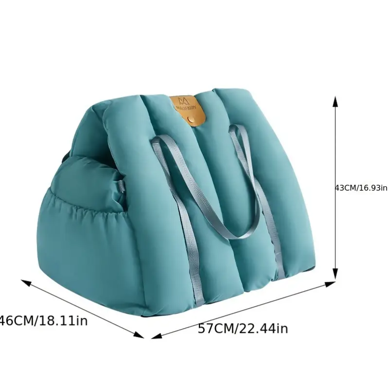 RestHaus Pet Portable Car Seat & Travel Bed – Small Pets, Green