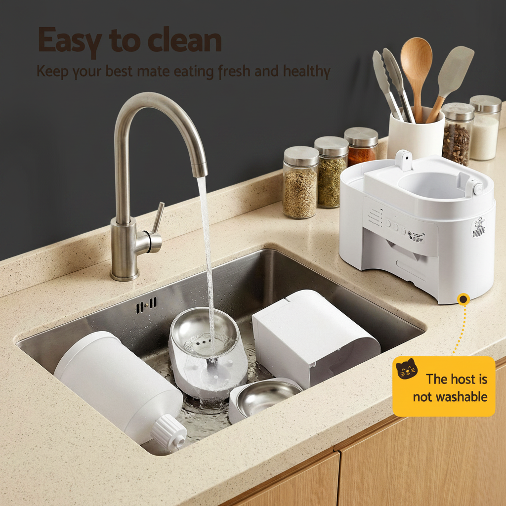 i.Pet 2-in-1 Auto Feeder & Water Dispenser | WiFi App Control | 4L Food + 3L Water