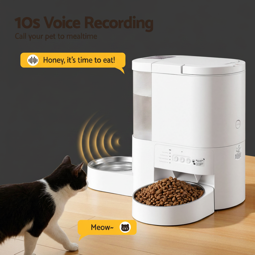 i.Pet 2-in-1 Auto Feeder & Water Dispenser | WiFi App Control | 4L Food + 3L Water