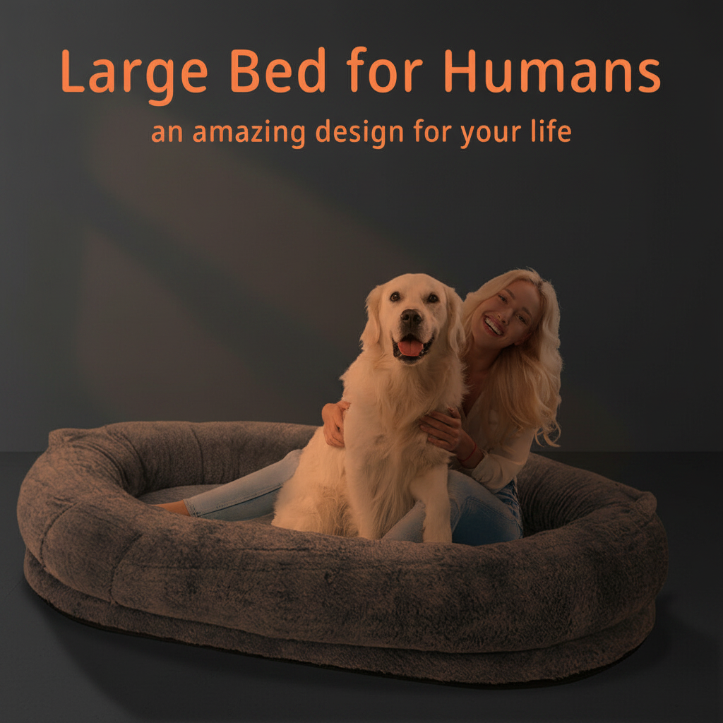 XXXL Large Bed for Humans — Dark